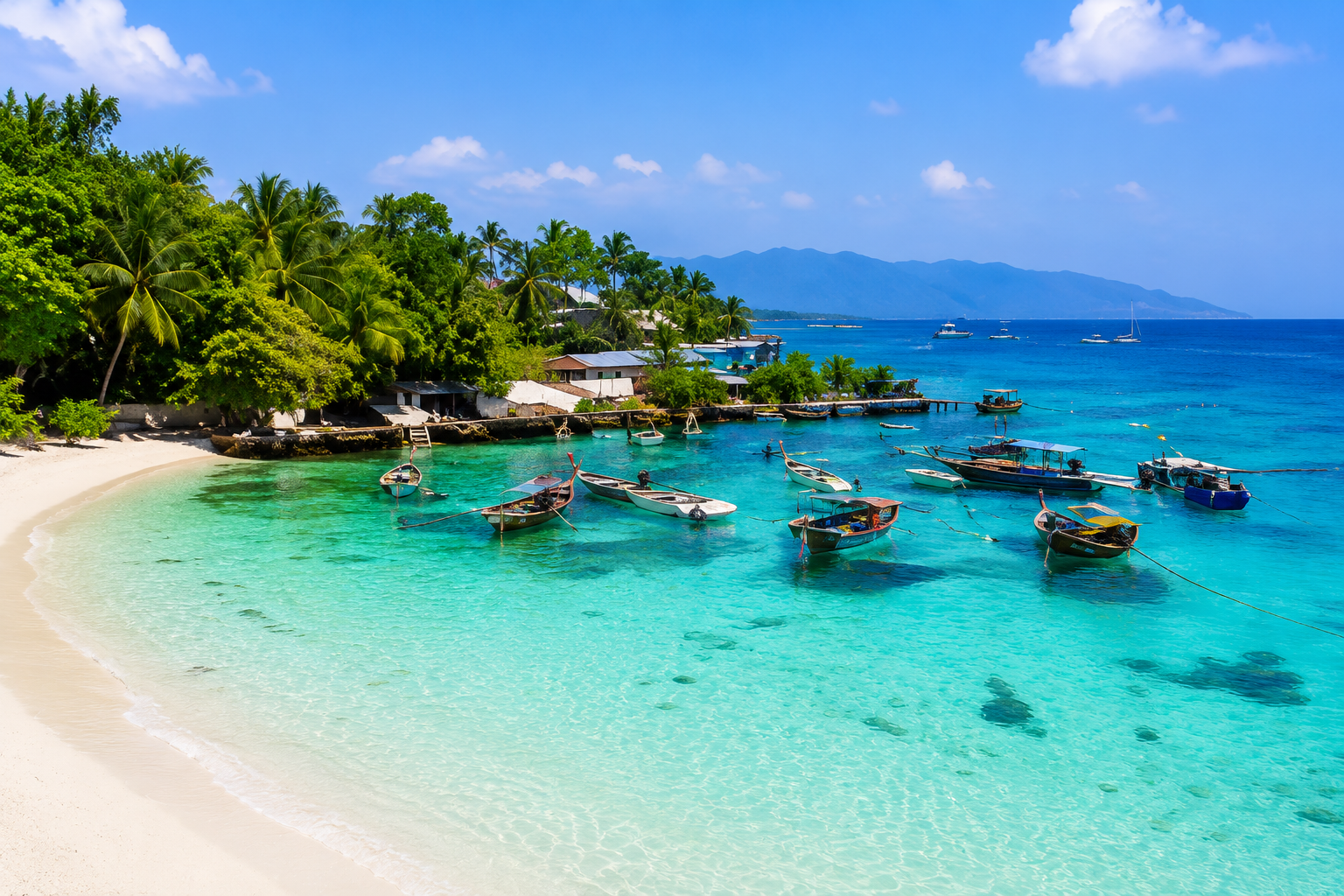 Island hopping near Cebu