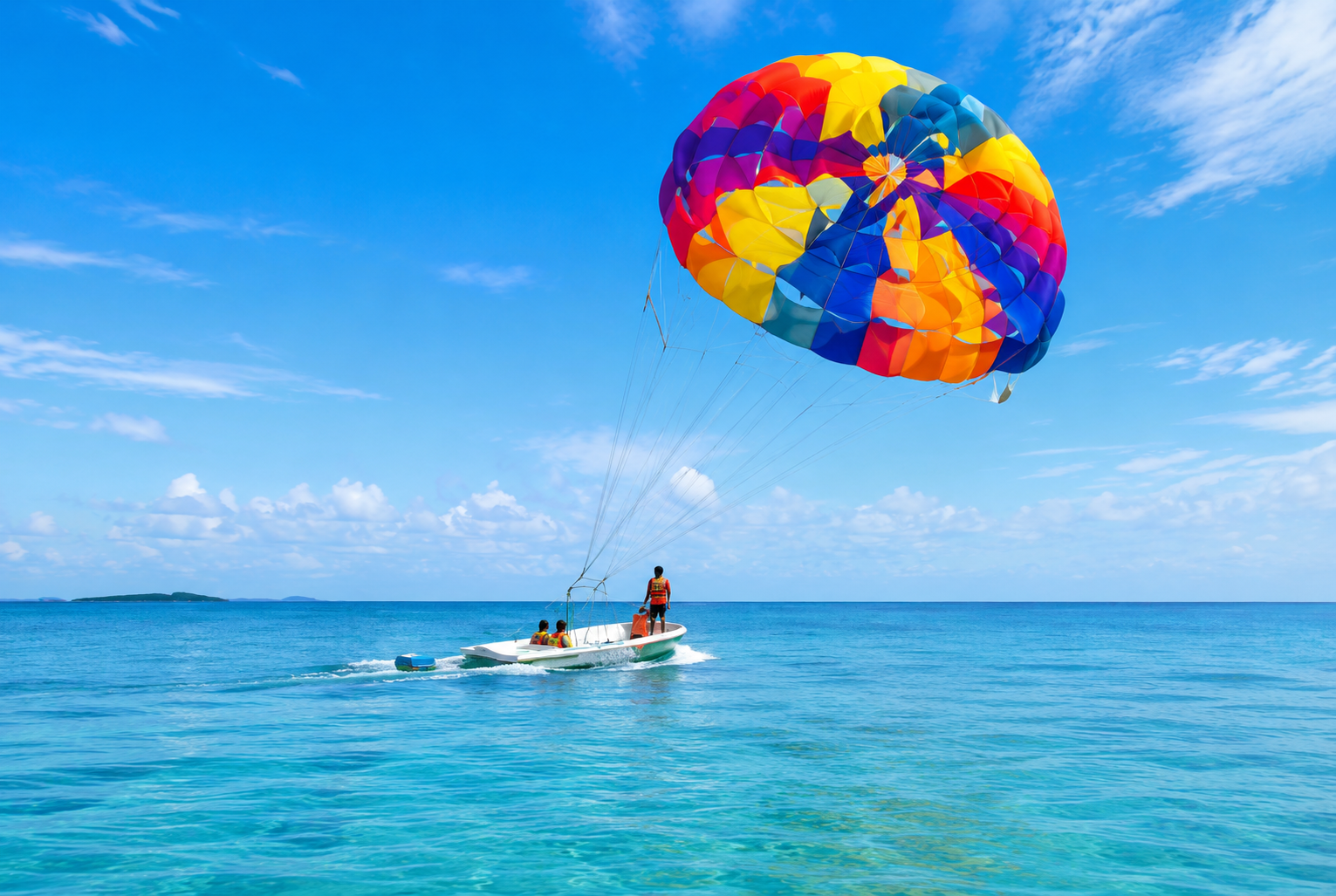 Parasailing in Boracay