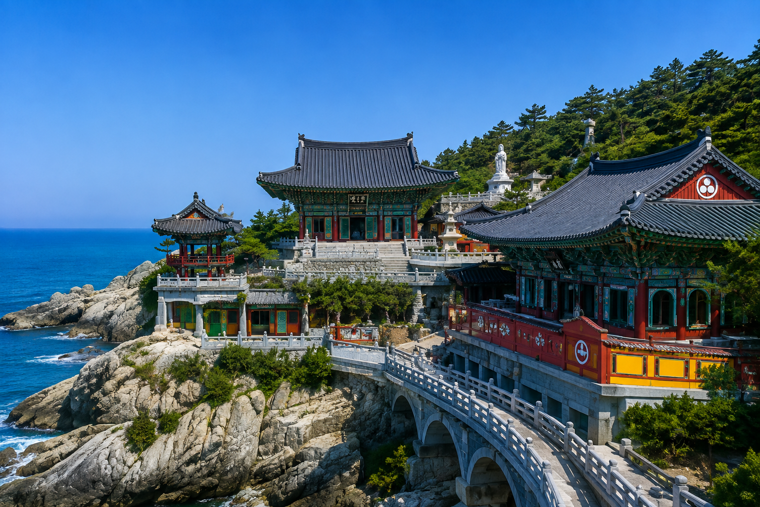 Haedong Yonggungsa Temple by the sea