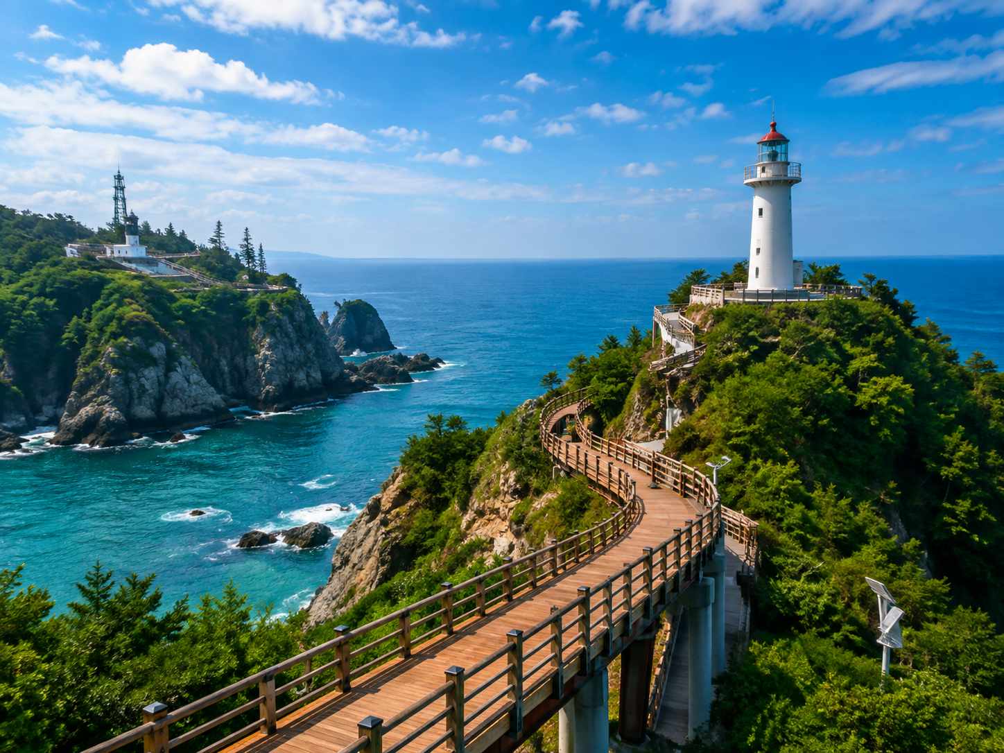 Taejongdae Resort Park coastal cliffs