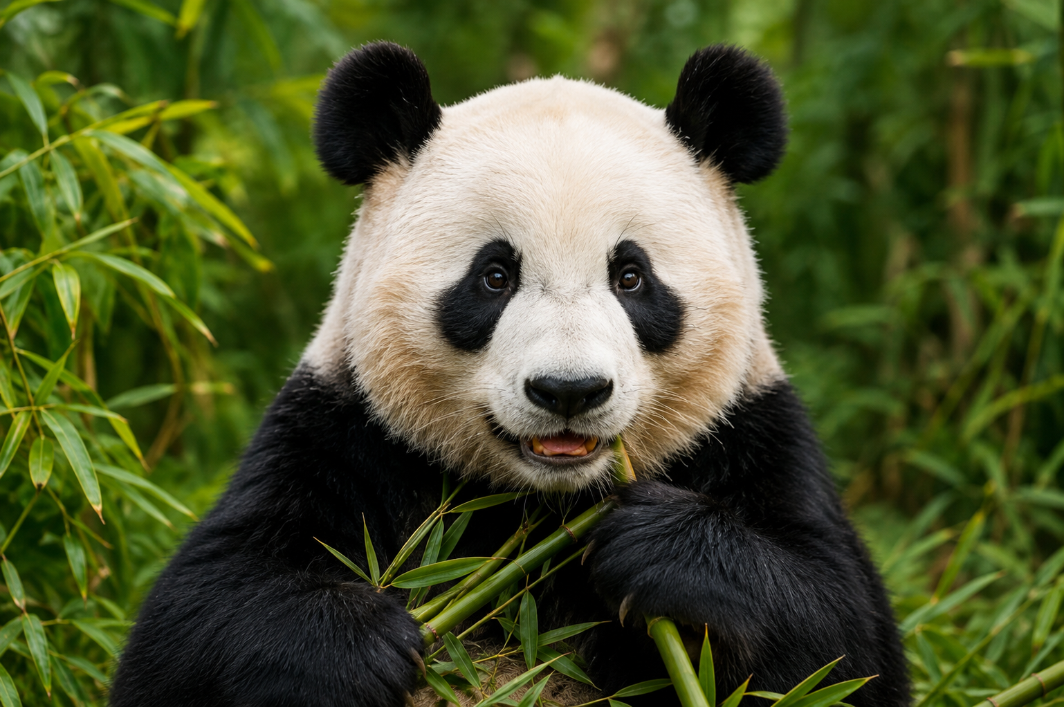 Giant panda at Chengdu Panda Base