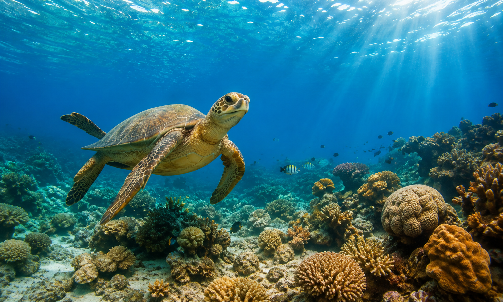Snorkeling and diving with sea turtles in Palawan