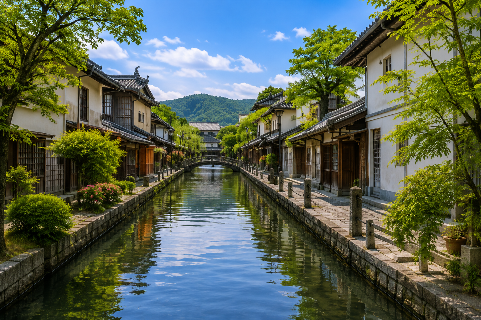 Hakata Old Town canal view