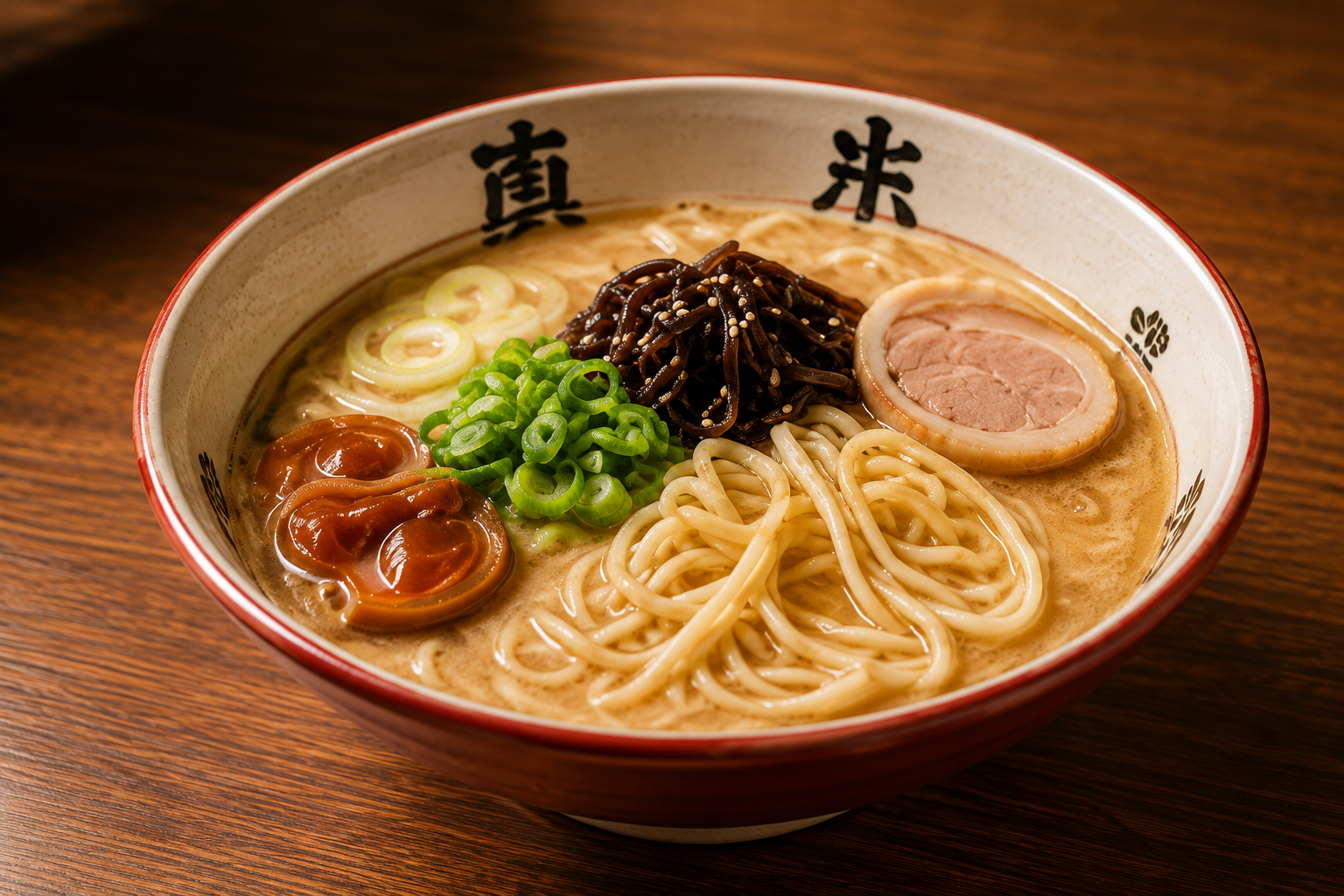 Bowl of Hakata ramen