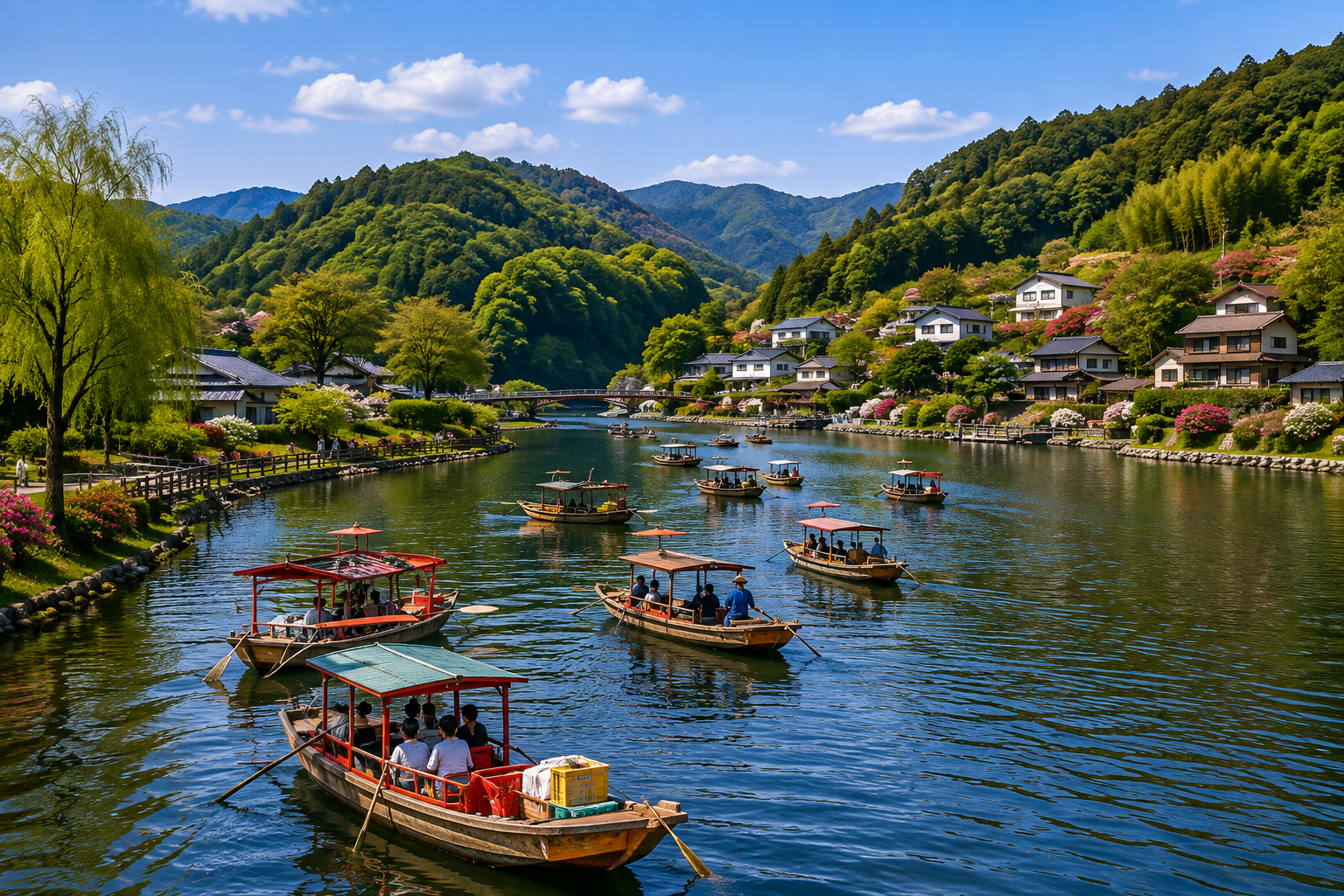 Yangpyeong Duck Village boats on water