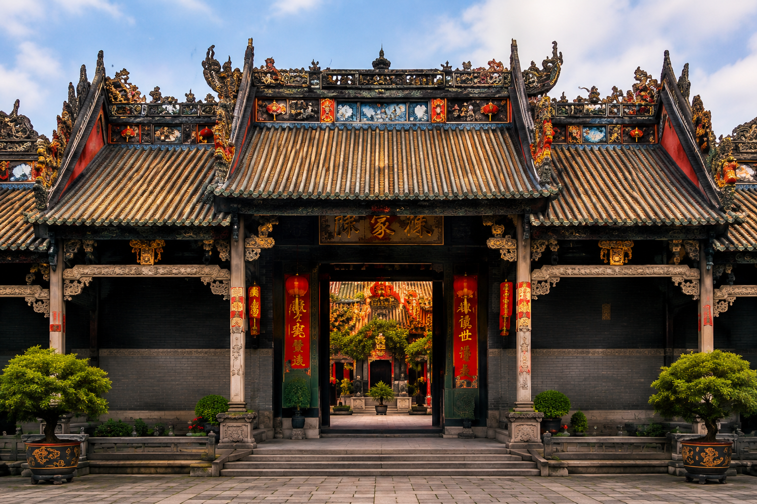 Chen Clan Ancestral Hall courtyard
