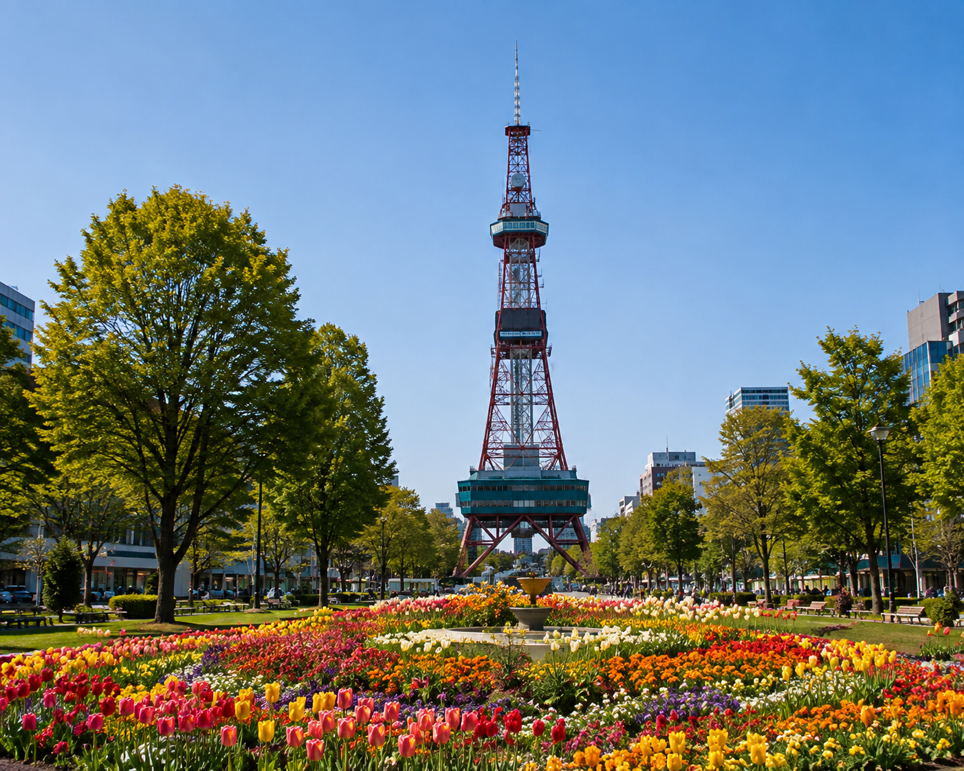 Sapporo TV Tower and Odori Park