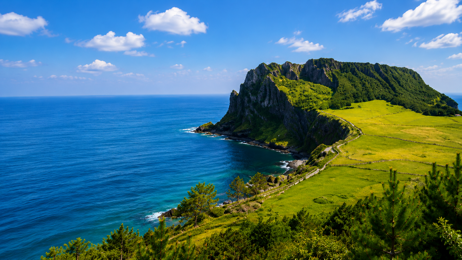 Seongsan Ilchulbong volcanic cone
