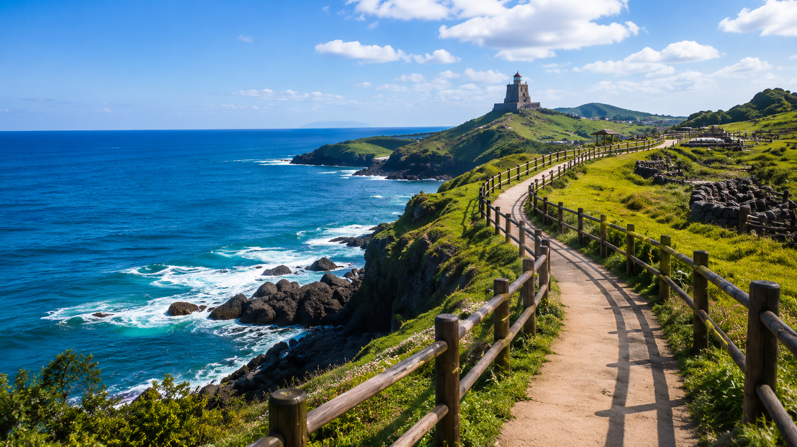 Seopjikoji coastal trail path