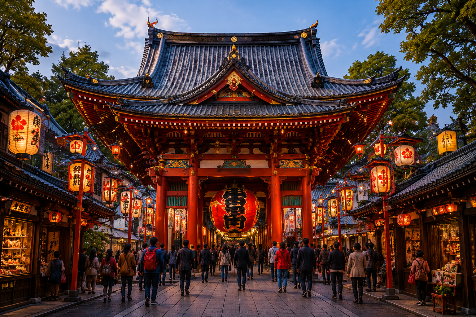 Osu Shopping District red gate