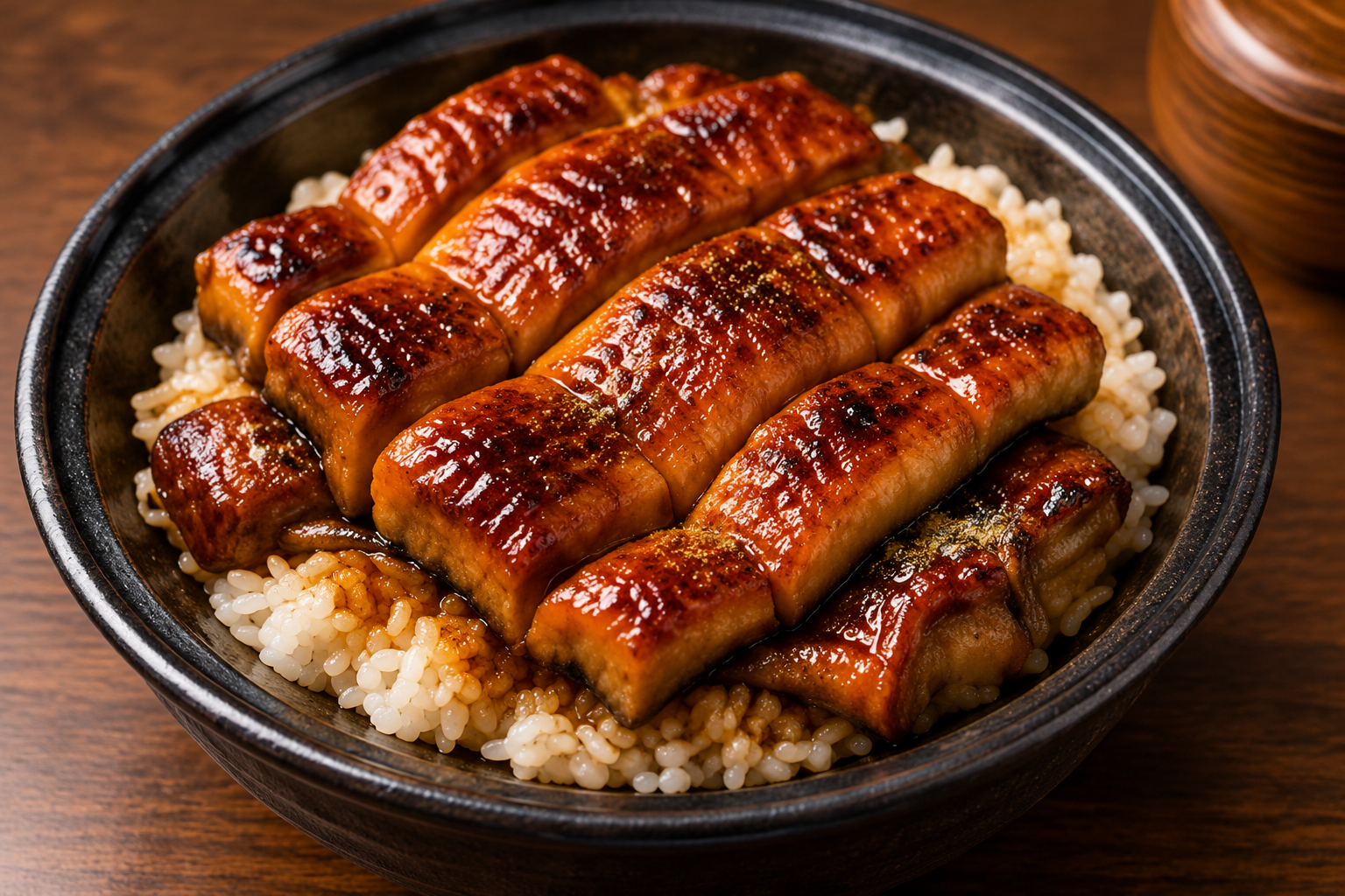 Hitsumabushi grilled eel rice dish