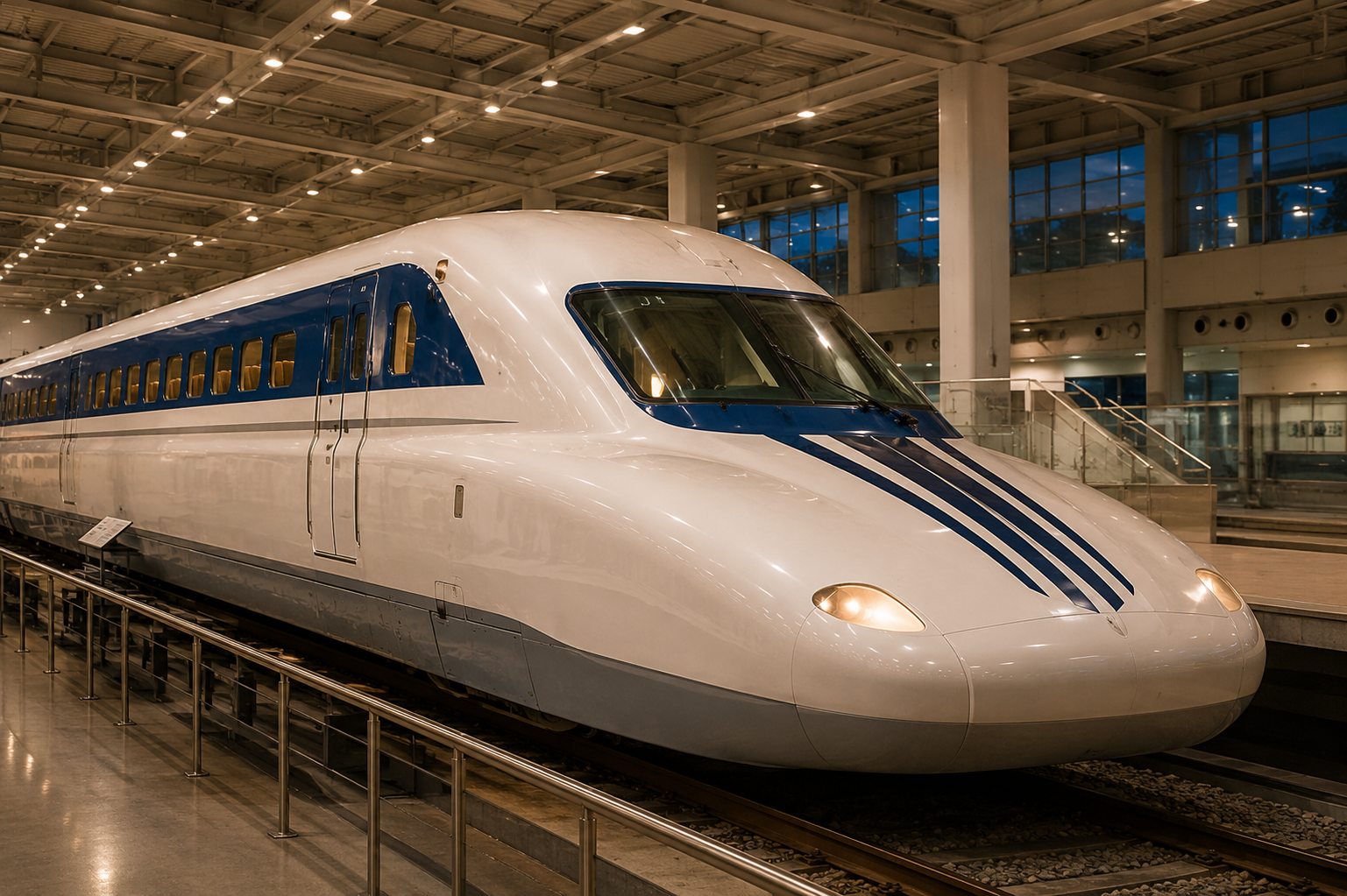 SCMaglev and Railway Park bullet train