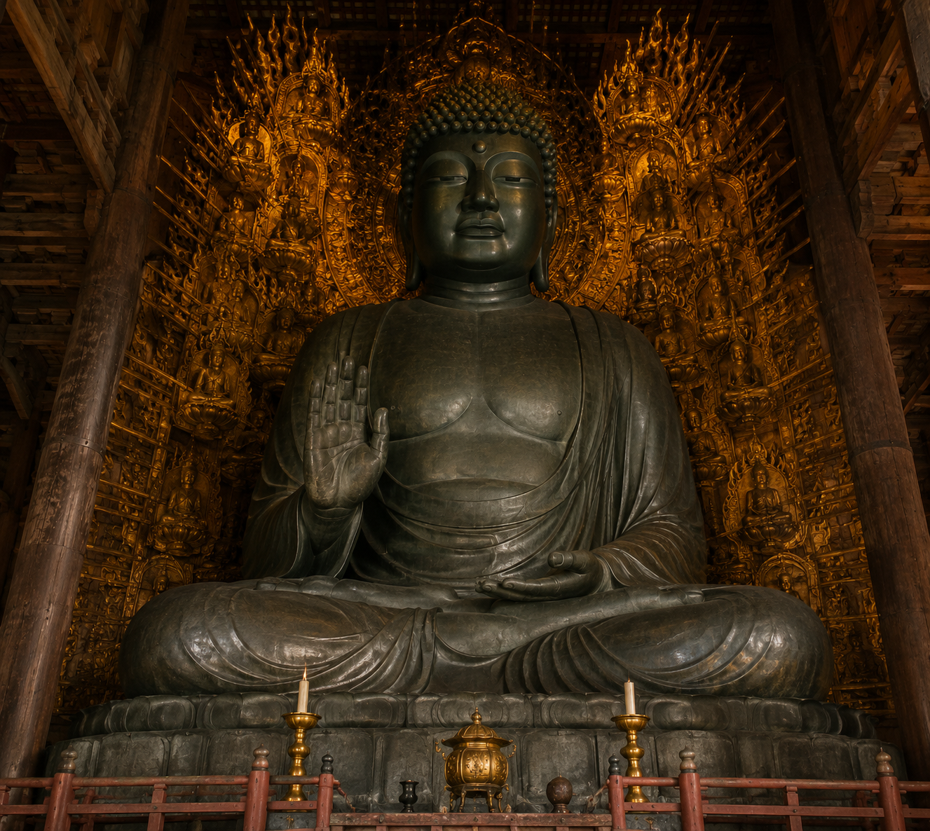 Great Buddha statue at Tōdai-ji