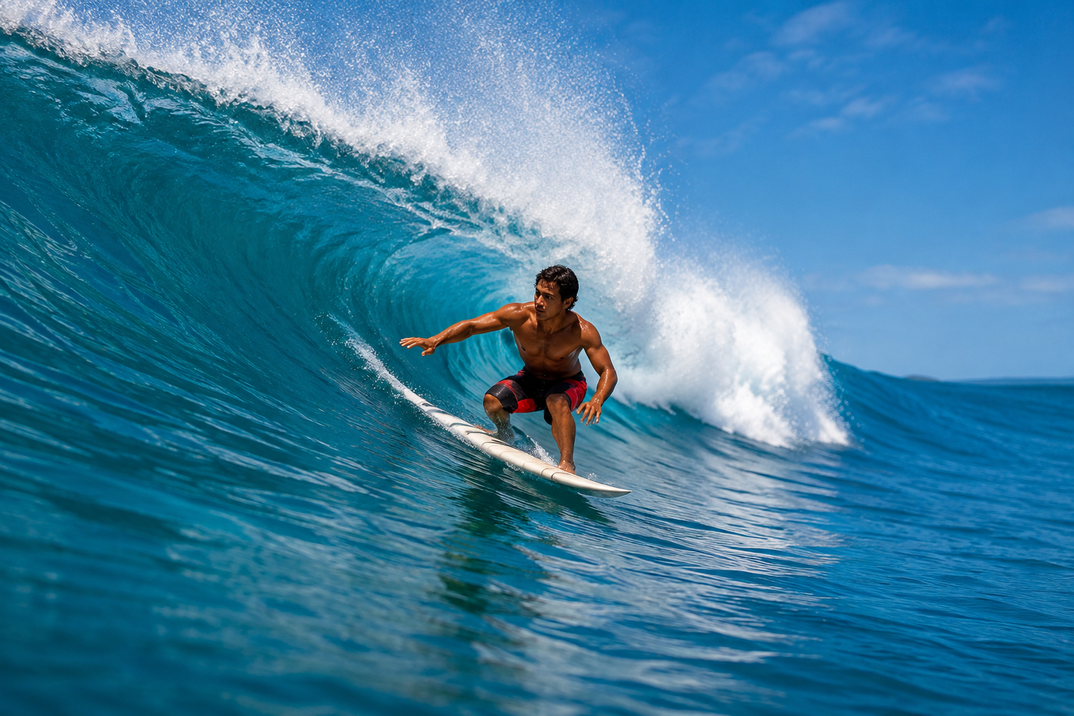 Surfing at Cloud 9 in Siargao