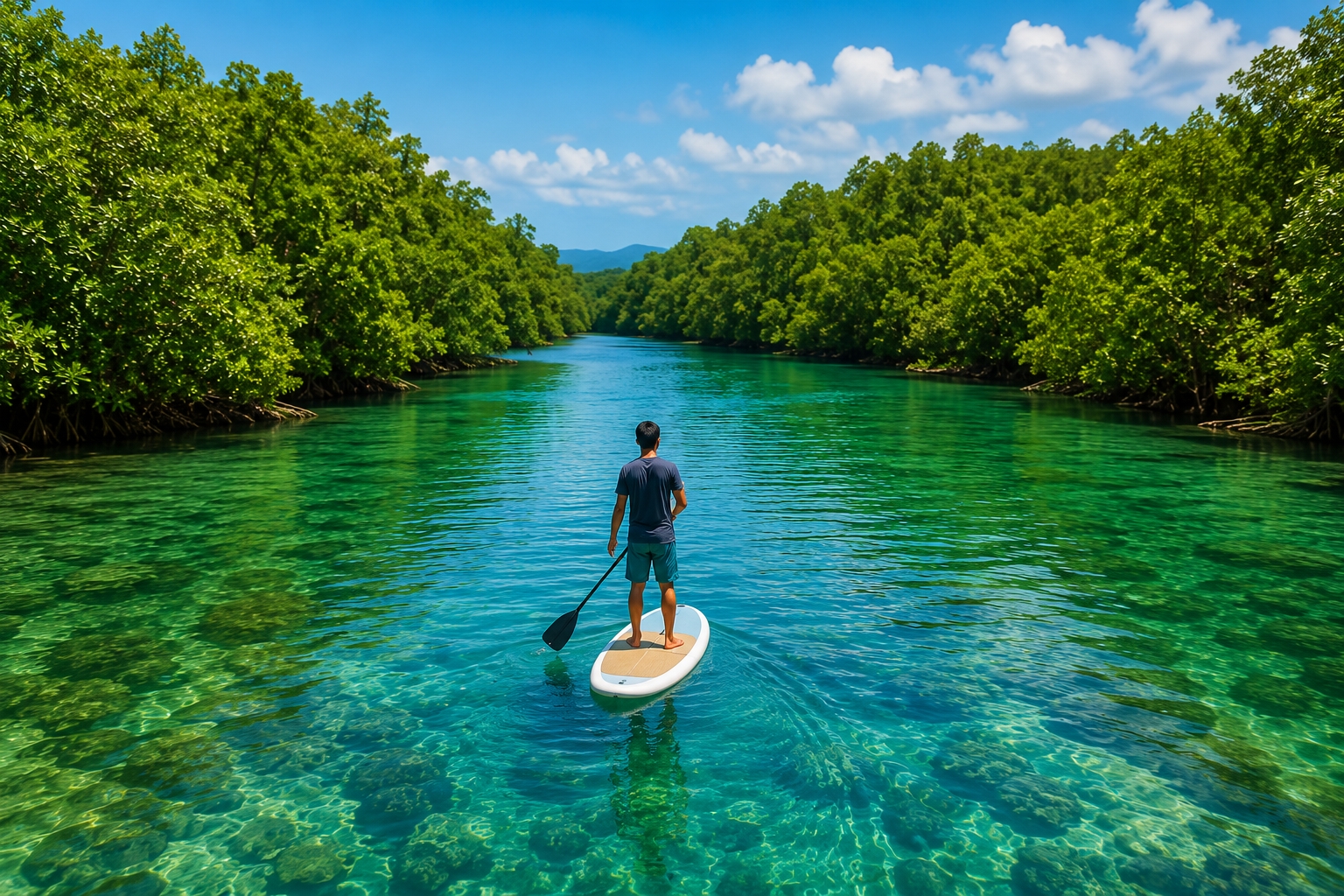 Stand up paddle adventure in Siargao