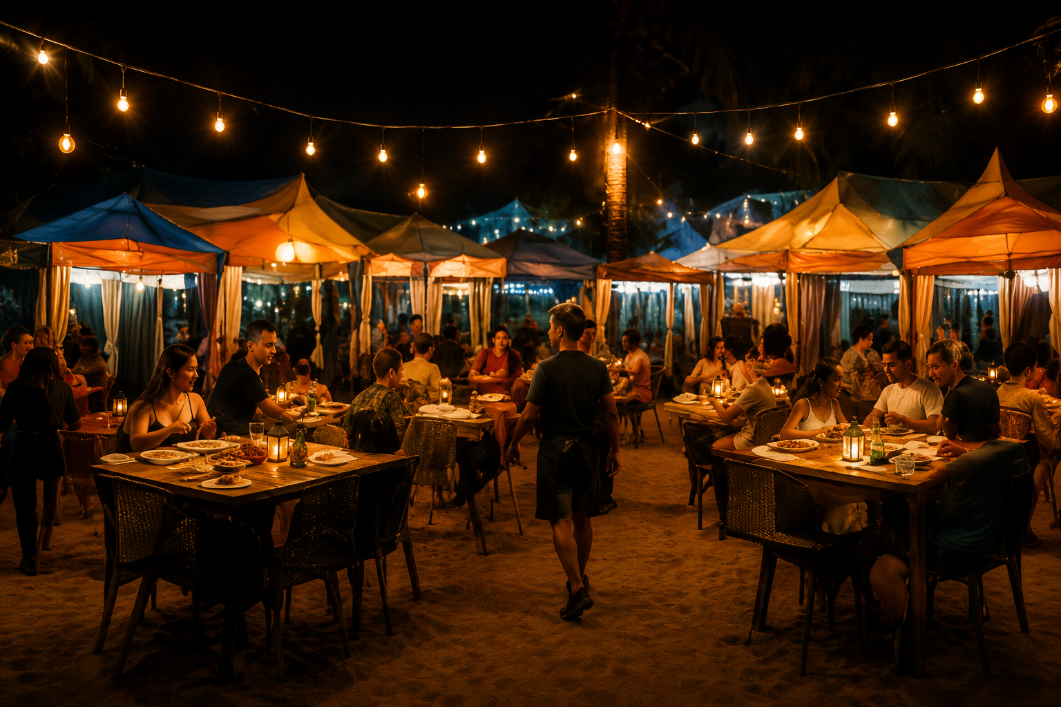 Local food and nightlife in Siargao