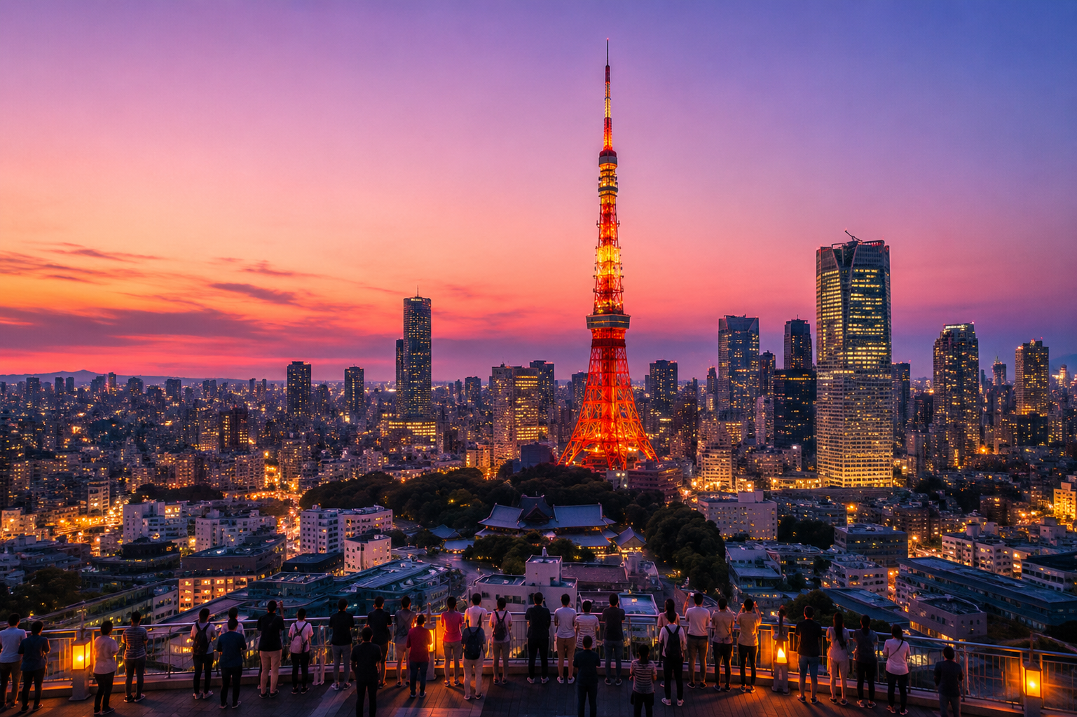 Tokyo Skytree at sunset