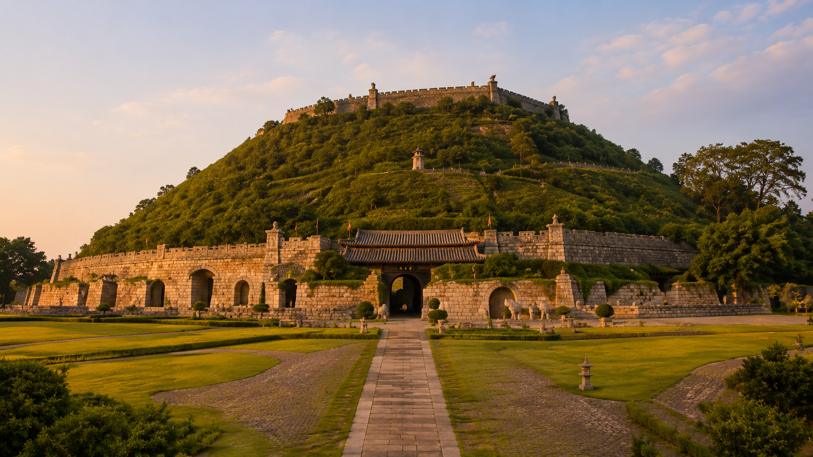 Han Yang Ling Mausoleum burial mound