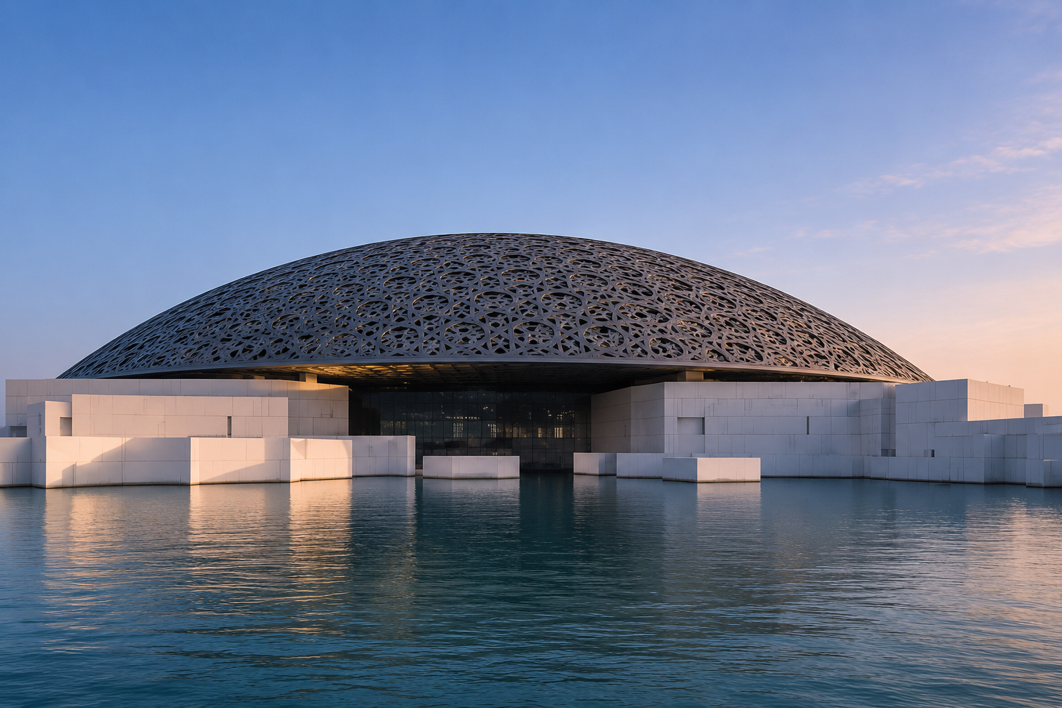 Louvre Abu Dhabi dome structure