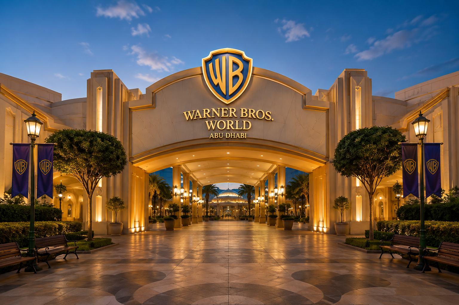 Warner Bros World Abu Dhabi characters