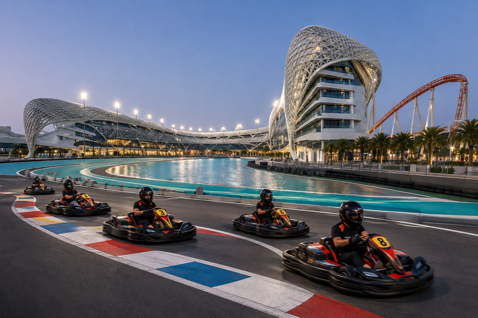 Yas Marina Circuit karting track