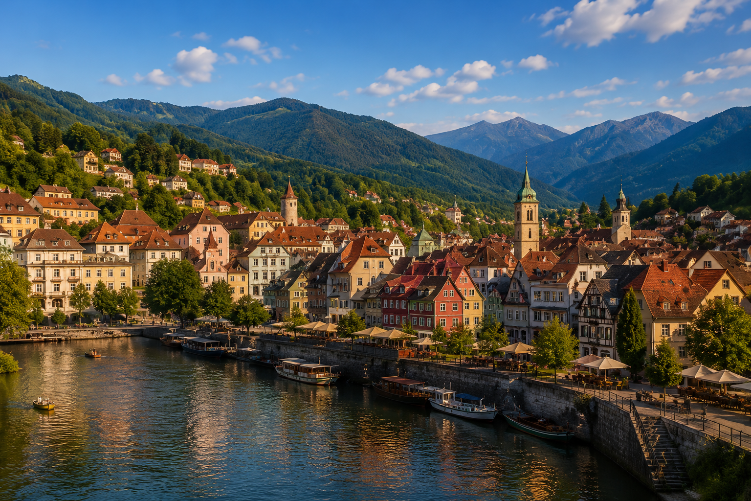Heidelberg old town and castle