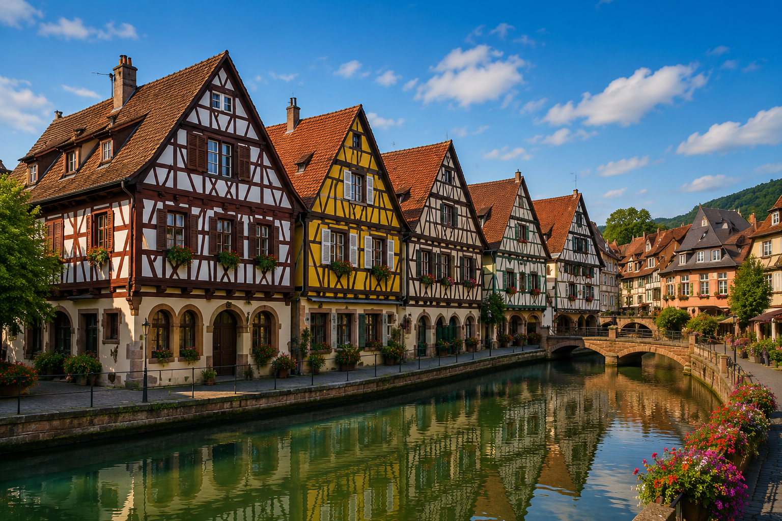 Romantic Road half-timbered village scenic drive