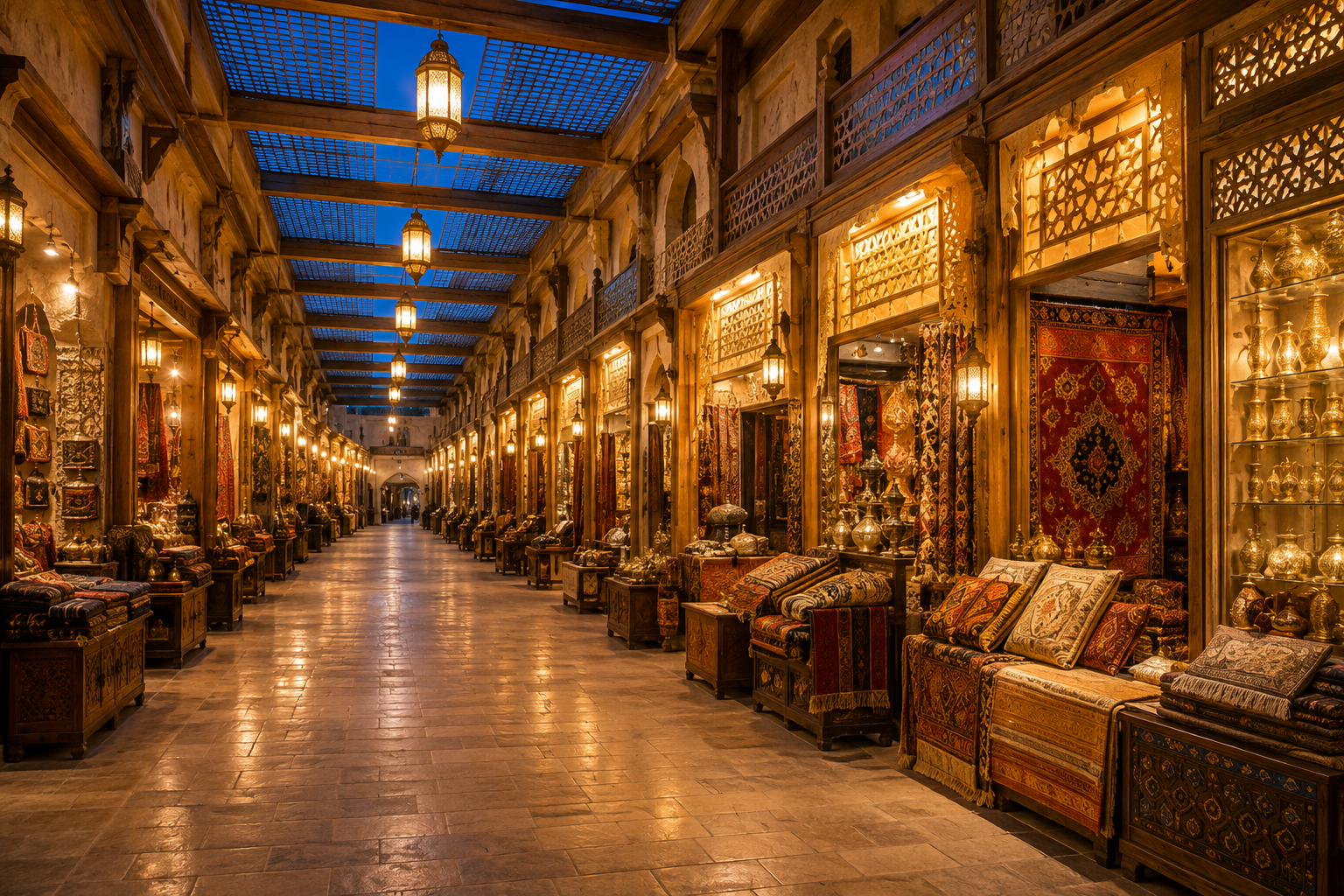 Gold Souk market stalls