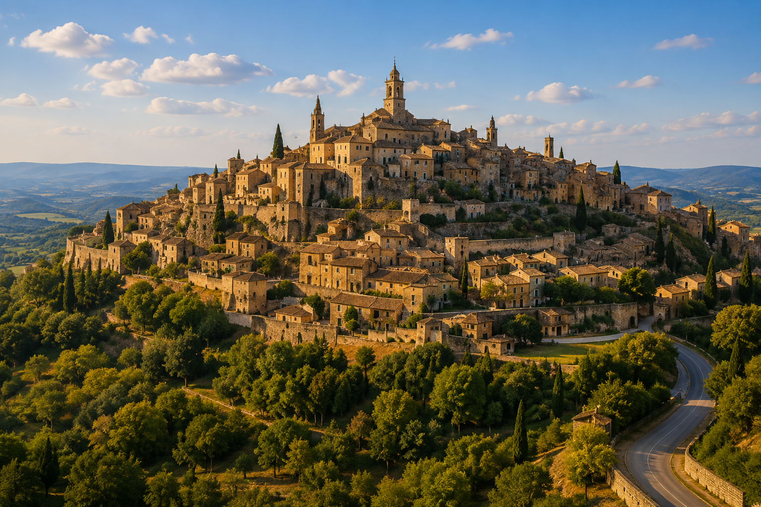 Toledo medieval hilltop city