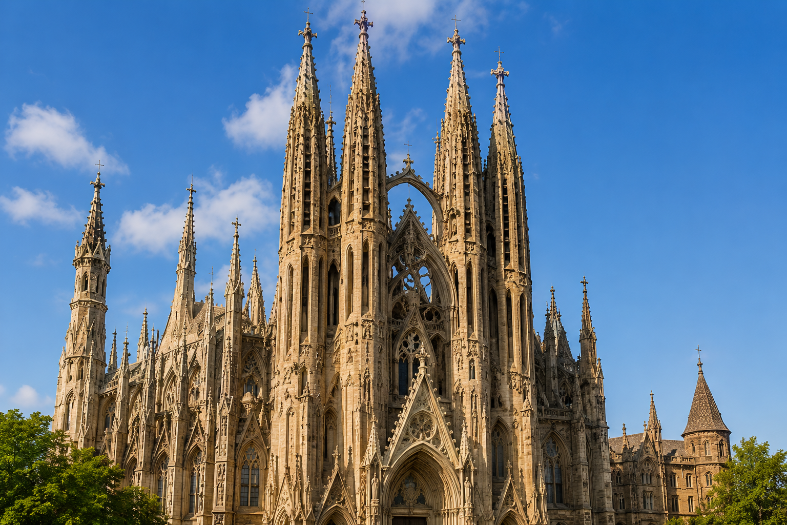 Sagrada Familia towers Barcelona