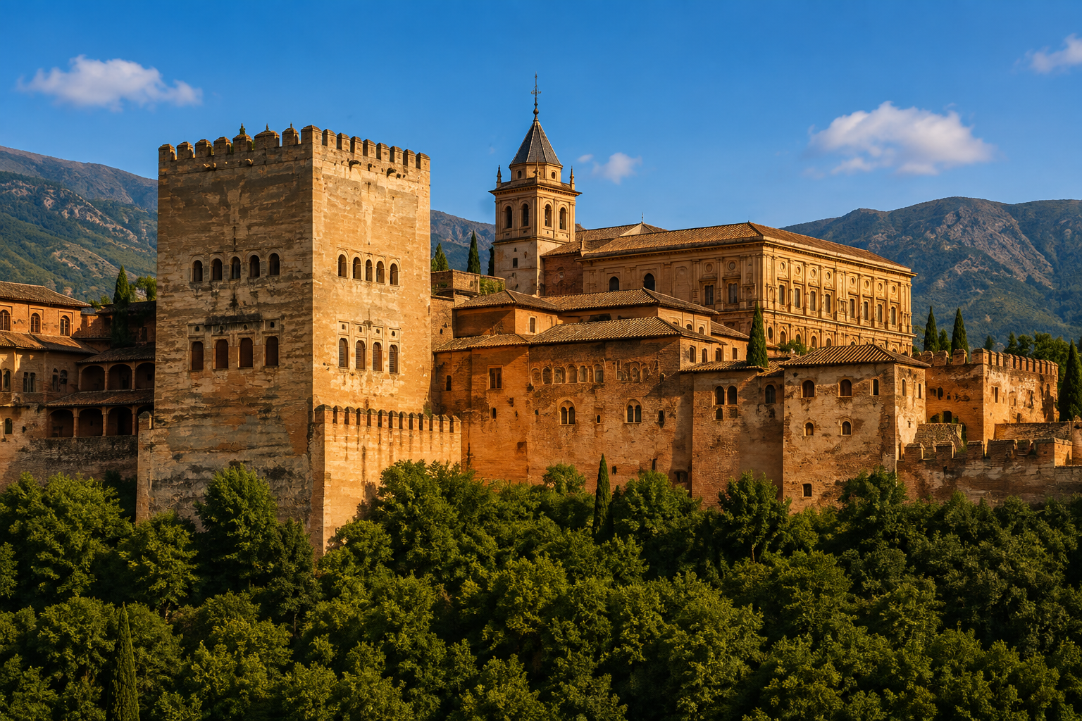 The Alhambra Granada fortress