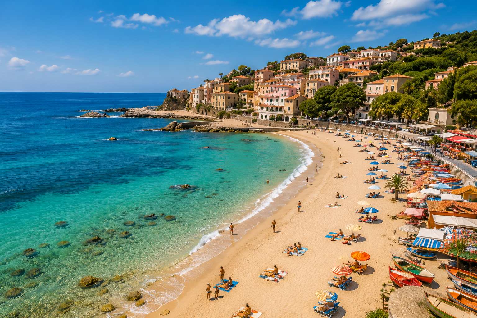 Costa del Sol beach coastline