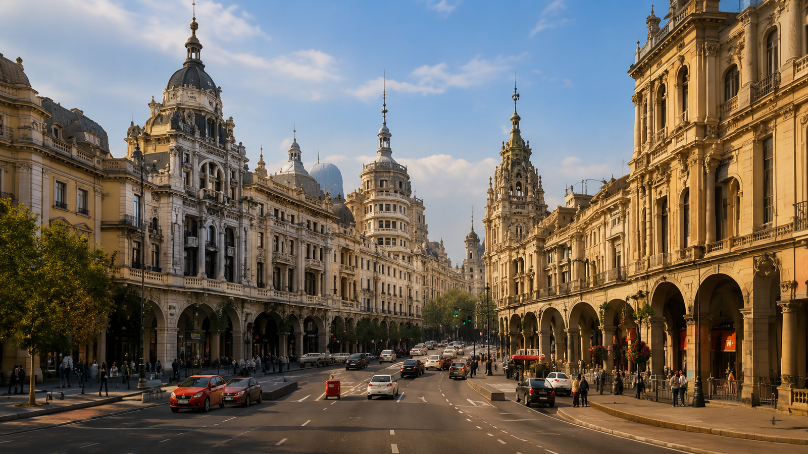 Madrid grand plaza architecture