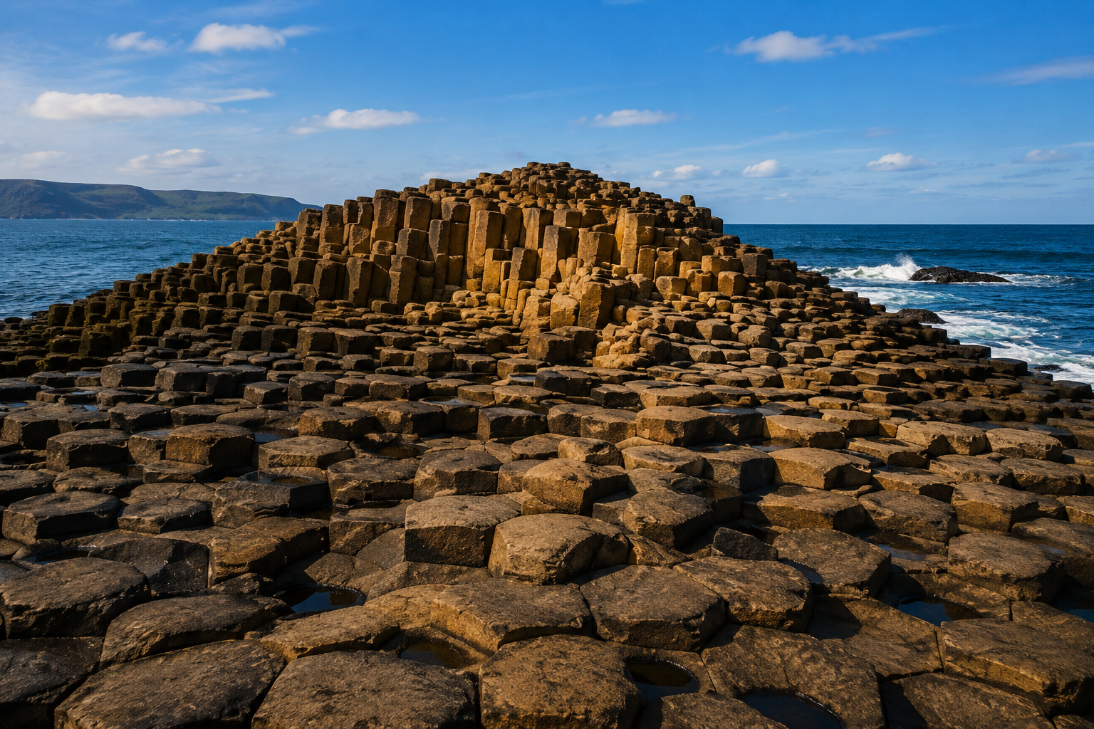 Giant's Causeway basalt columns