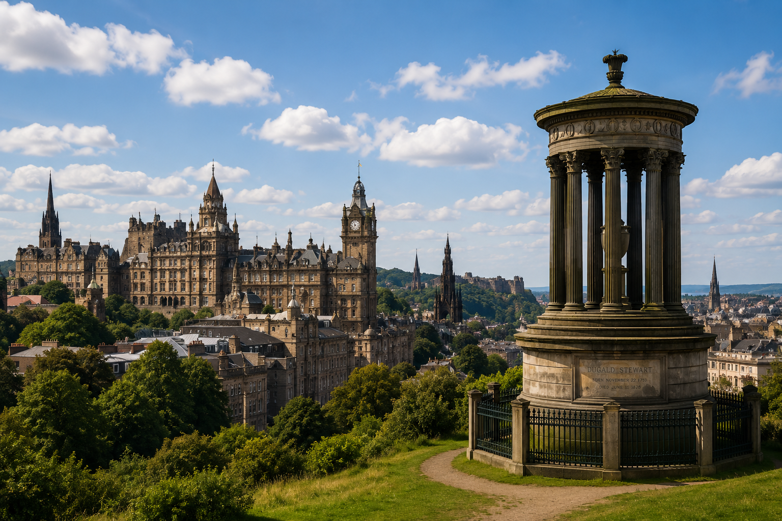 Edinburgh Castle and Royal Mile skyline