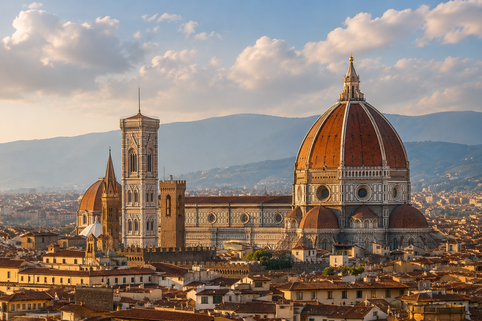 Florence Cathedral dome and skyline