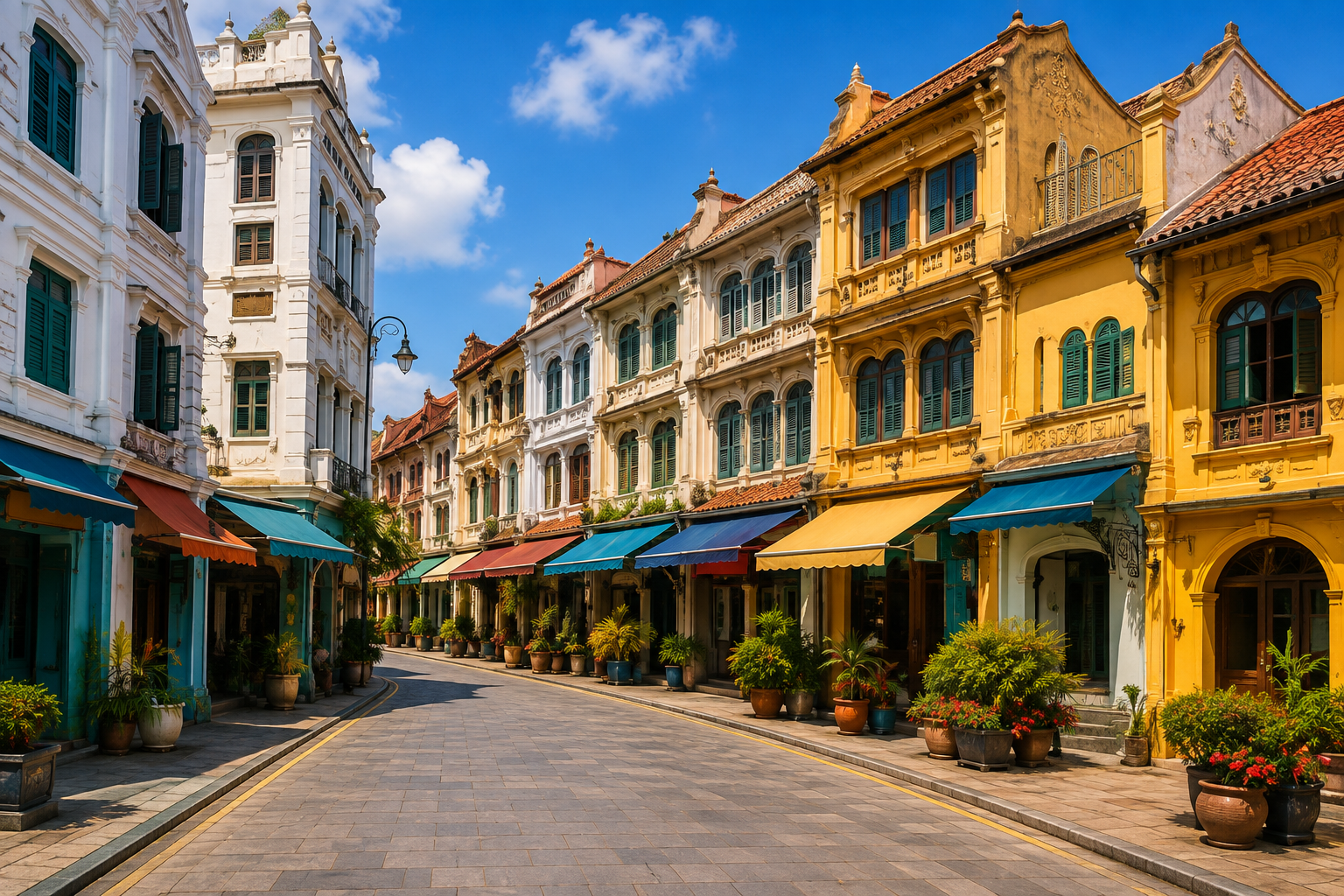 George Town Penang colorful street