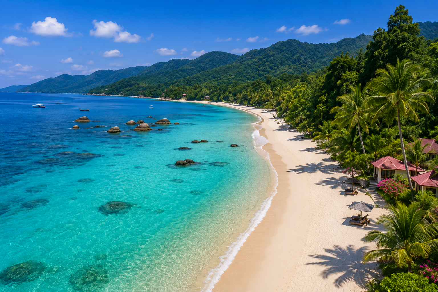 Perhentian Islands turquoise beach