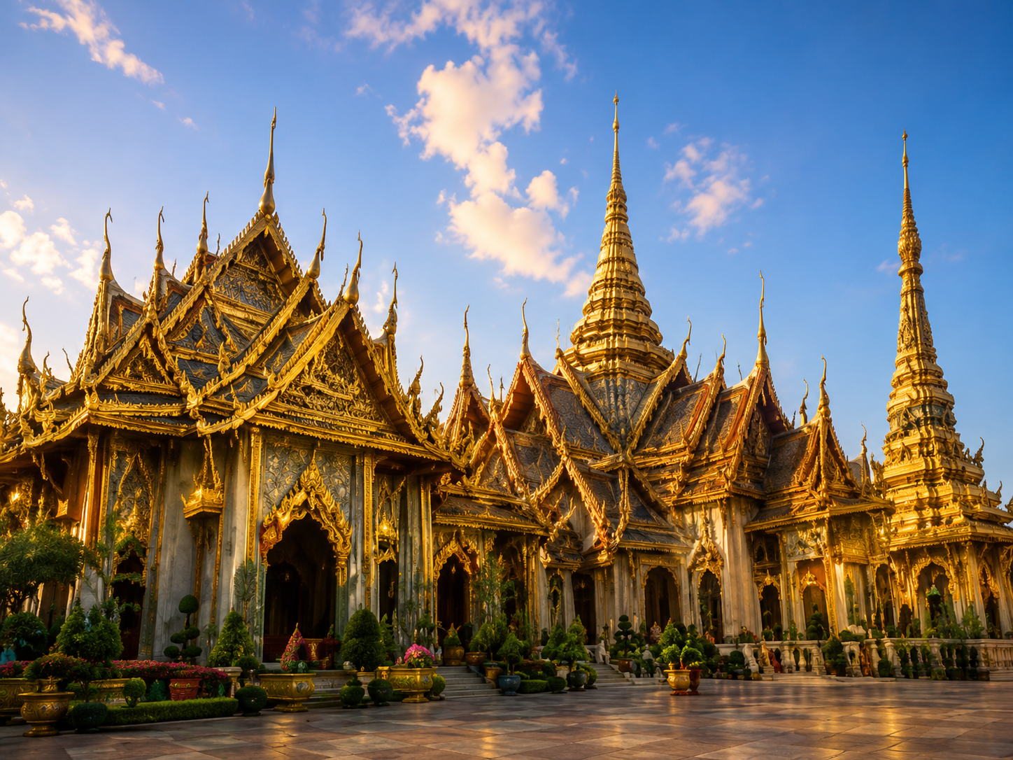 Grand Palace Bangkok golden spires