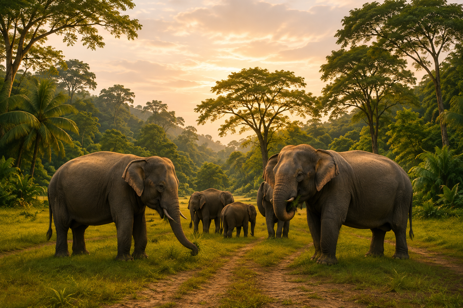 Elephants at Elephant Nature Park